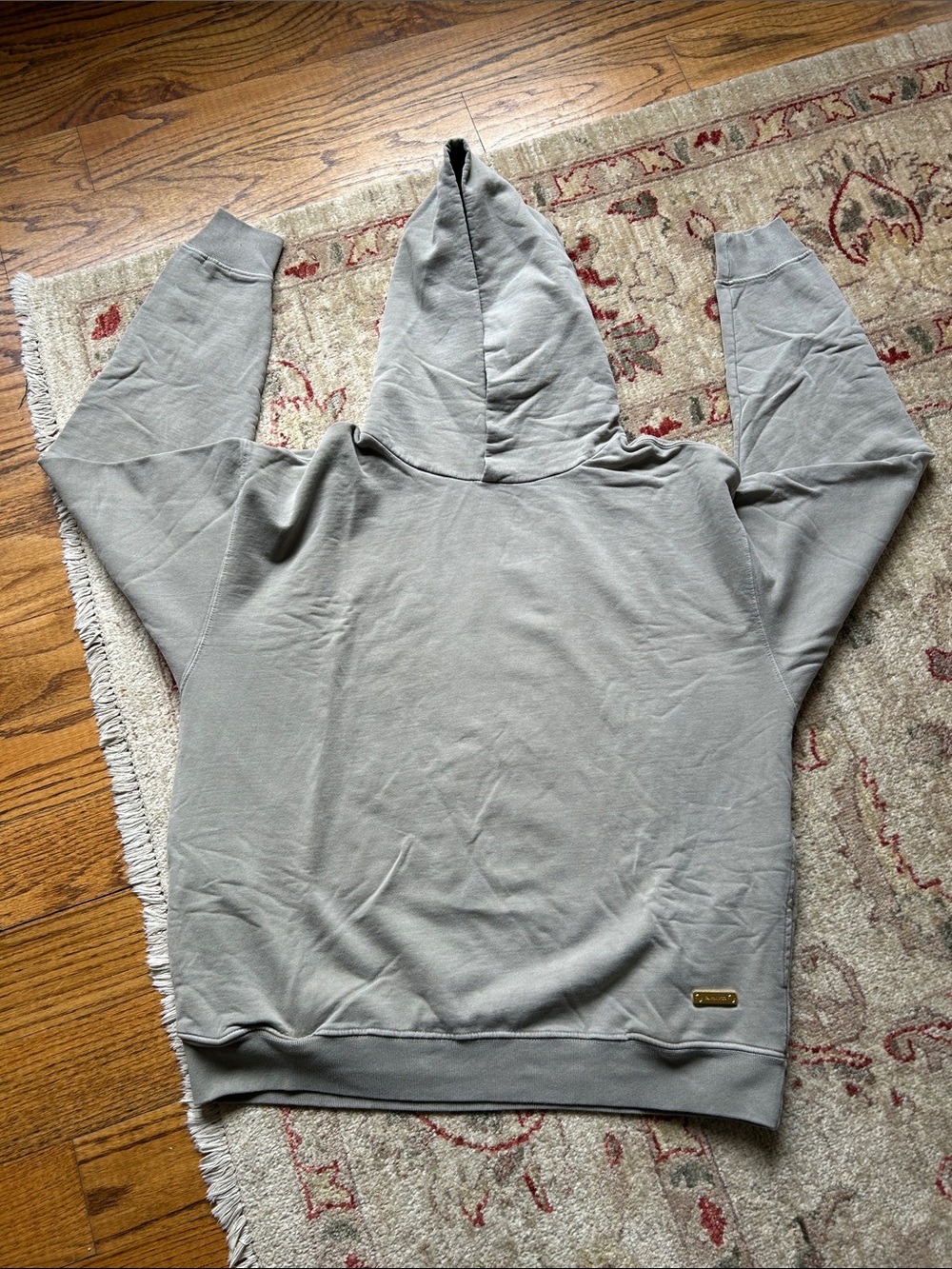 Talentless Men's Hooded Pullover 100% Cotton Sweatshirt - Gray Green
